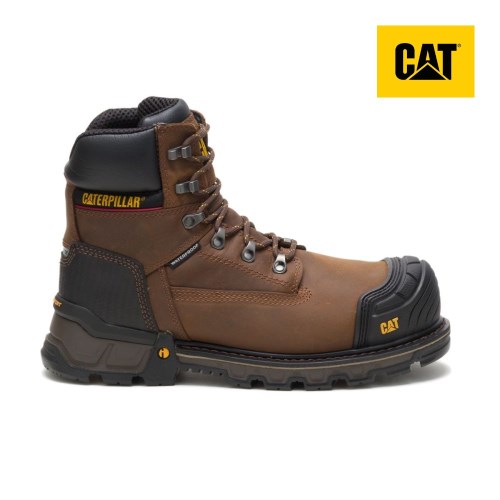 Caterpillar Excavator XL 6" Waterproof Composite Toe Werkschoenen Heren DonkerBruin (KYSR.NL)